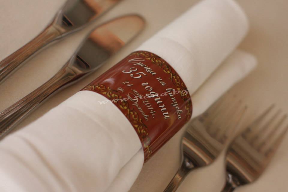 Пръстен за декорация на салфетки 52