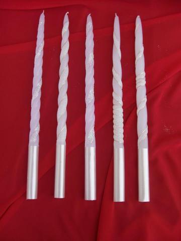 Ритуални свещи с № -ра 1; 2; 3; 4; 5;